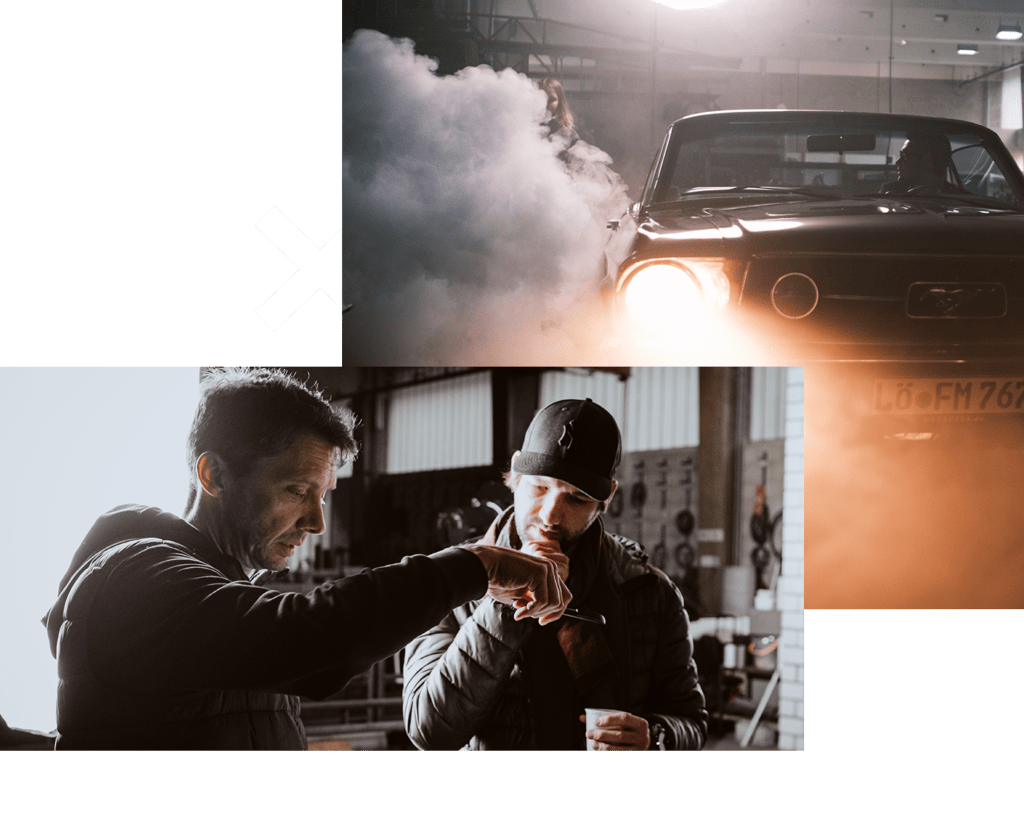 Filmemacher und Setarbeit Andreas Boehler