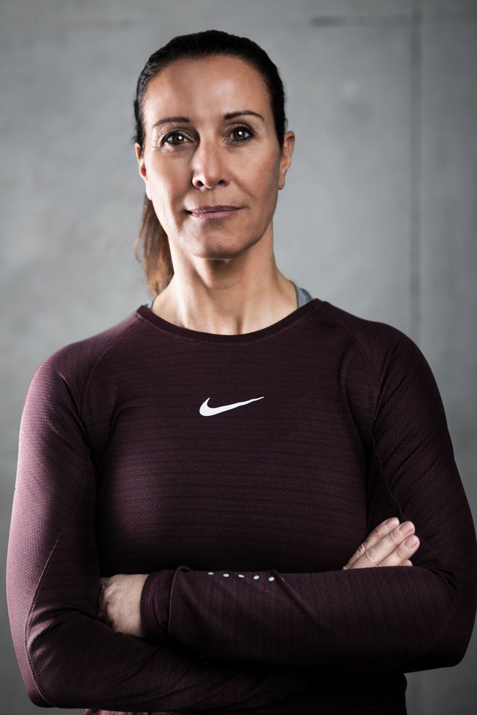 Sportportrait mit fokussiertem Ausdruck