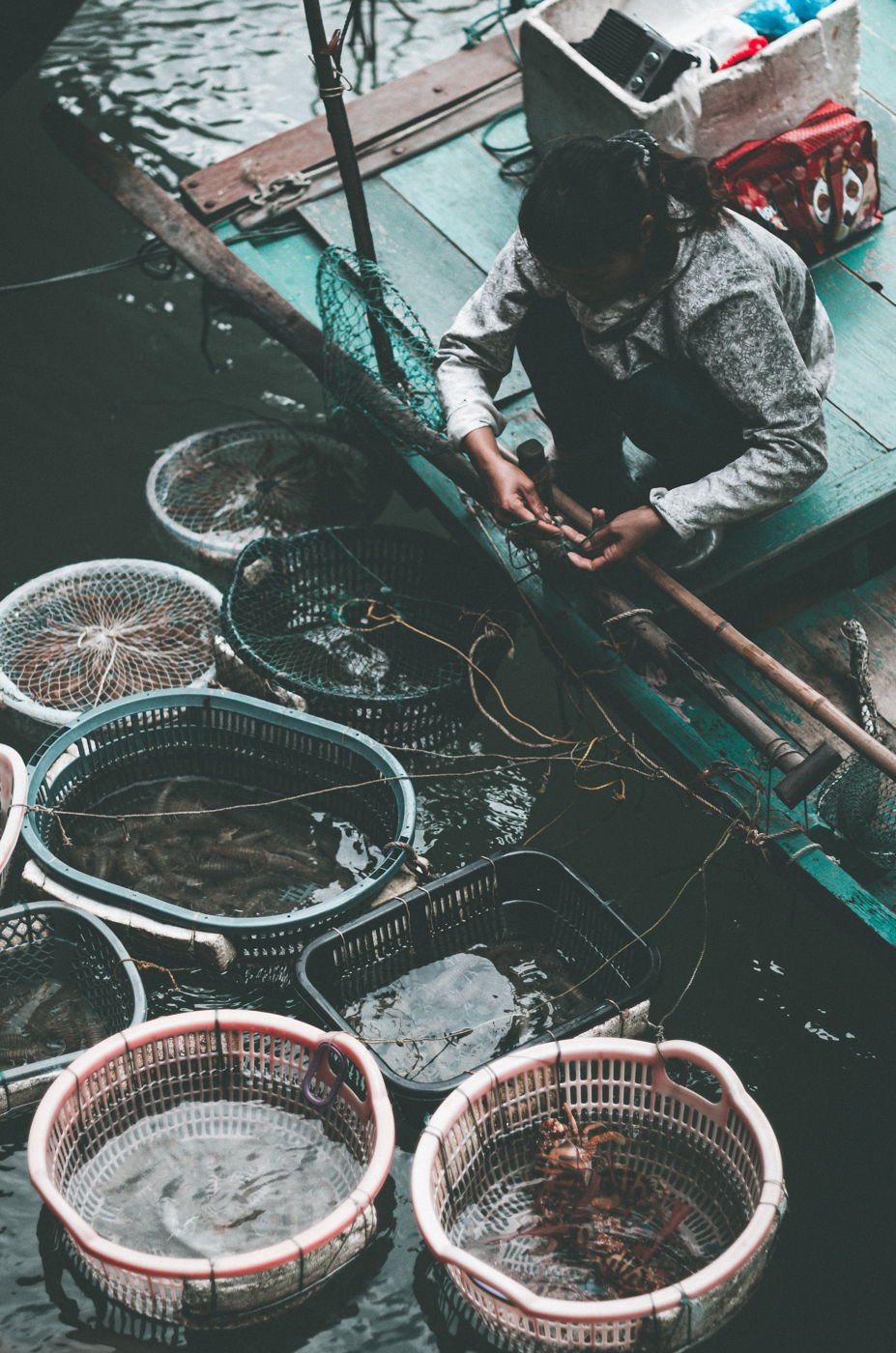 Reportagefotografie aus Vietnam mit Blick von oben